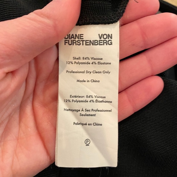 DVF Cotton-blend Twill Slim-leg Pants Size 2 - Picture 6 of 9